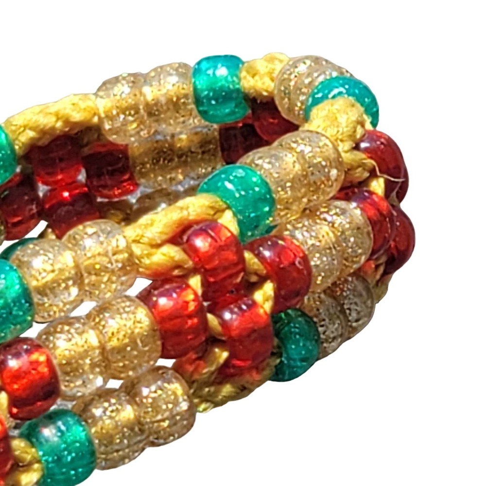 Custom Handmade Beaded Dog Collar - Picture 3 of 4